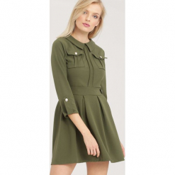 Ciemnozielona Sukienka Believe It. Szare sukienki mini marki other, na jesień, l. Za 89,99 zł.