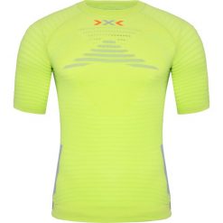 Koszulka X-BIONIC EFFEKTOR POWER RUNNING Zielony. Zielone koszulki męskie termoaktywne X BIONIC, w paski, bez rękawów. W wyprzedaży za 294,00 zł.