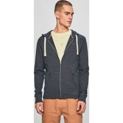 Tommy Hilfiger - Bluza. Niebieskie bluzy męskie TOMMY HILFIGER, s, bez wzorów, z bawełny, z kapturem, bez rękawów, z kapturem. Za 339,90 zł.