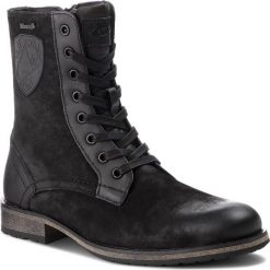 Kozaki KAZAR - Hylas 9631-29-00 Black. Czarne buty zimowe męskie Kazar, z nubiku, na zamek. Za 669,00 zł.
