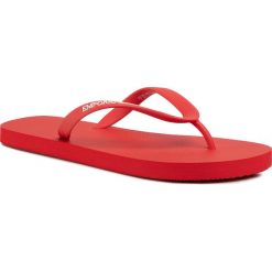 Japonki EMPORIO ARMANI - X4QS02 XL827 M583 Flame Red. Czerwone klapki męskie Emporio Armani, bez wzorów, z tworzywa sztucznego. Za 179,00 zł.