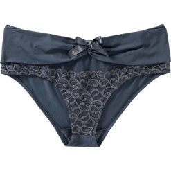 Figi panty bonprix głęboki niebieski morski. Szare majtki damskie bonprix, w koronkowe wzory. Za 34,99 zł.