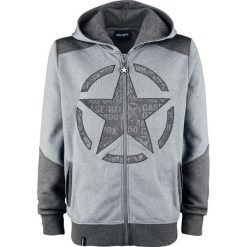 Bluzy męskie: Call Of Duty WWII Bluza z kapturem rozpinana szary
