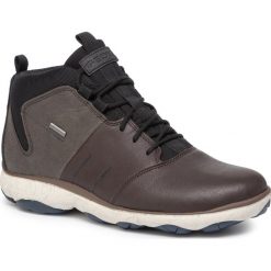 Półbuty GEOX - U Nebula 4X4ABX A U742VA 046EK C6ML6 Coffee/Mud. Pomarańczowe półbuty męskie Geox, na co dzień, bez wzorów, ze skóry ekologicznej, bez zapięcia. W wyprzedaży za 359,00 zł.