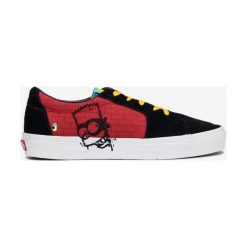 Vans The Simpsons Sk8-Low El Barto Tenisówki Czarny Czerwony. Czerwone trampki męskie Vans, bez wzorów, ze skóry, bez zapięcia. Za 376,95 zł.