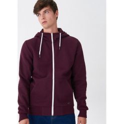 Bluza z kapturem basic - Bordowy. Czerwone bluzy męskie House, s, z kapturem. Za 89,99 zł.