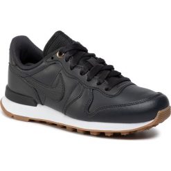 Buty NIKE - Internationalist Prm 828404 020 Off Noir/Off Noir/White. Czarne półbuty damskie Nike, ze skóry ekologicznej. W wyprzedaży za 299,00 zł.