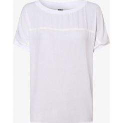 Marc Cain Sports - Bluzka damska, biały. Białe bluzki damskie Marc Cain Sports, w paski, bez kołnierzyka, bez rękawów. Za 329,95 zł.