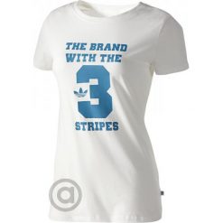 Bluzki sportowe damskie: Adidas Koszulka Univerzity Tee q2 Running White 40