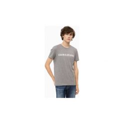 T-shirty z krótkim rękawem Calvin Klein Jeans J30J307855 CORE INST. Szare t-shirty męskie Calvin Klein Jeans, s, bez wzorów, z jeansu, bez kołnierzyka, krótkie. Za 91,78 zł.