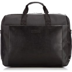Torba na laptopa 86-3P-104-1. Czarne torby na laptopa Wittchen, w paski, z nylonu, klasyczne. Za 179,00 zł.