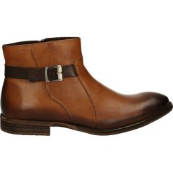 Botki męskie - 366 PEL CUOI. Brązowe botki męskie marki Venezia, ze skóry. Za 269,00 zł.