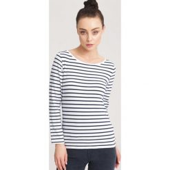 Biało-Granatowa Bluzka Horizontal. Niebieskie bluzki longsleeves other, xl. Za 19,99 zł.
