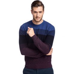 Sweter DIONIGI SWWR000288. Pomarańczowe swetry męskie Giacomo Conti, m, bez wzorów, z bawełny, eleganckie, bez kołnierzyka, bez kaptura. Za 199,00 zł.