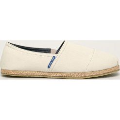 Jack & Jones - Espadryle. Brązowe espadryle męskie Jack & Jones, bez wzorów, z gumy. W wyprzedaży za 99,90 zł.