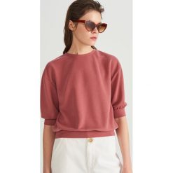 Gładka bluza - Różowy. Różowe bluzy damskie marki Reserved, s, bez wzorów, bez rękawów, bez kaptura. Za 59,99 zł.