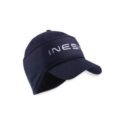 Czapka z daszkiem i opaską do golfa. Niebieskie opaski damskie INESIS, bez wzorów, z elastanu. Za 69,99 zł.