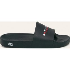 Tommy Sport - Klapki. Niebieskie kapcie męskie Tommy Sport, z gumy. Za 179,90 zł.