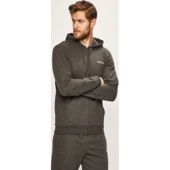 Adidas - Bluza. Szare bluzy męskie Adidas, s, z nadrukiem, z bawełny, z kapturem, bez rękawów, z kapturem. Za 269,90 zł.