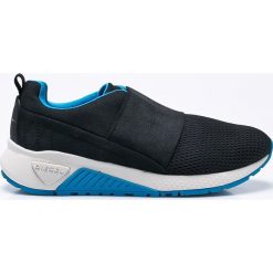 Diesel - Buty. Czarne buty sportowe męskie Diesel, ze skóry, bez zapięcia. W wyprzedaży za 449,90 zł.