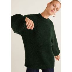 Mango - Sweter Saudade. Szare swetry klasyczne damskie Mango, l, z dzianiny, z okrągłym kołnierzem. Za 139,90 zł.