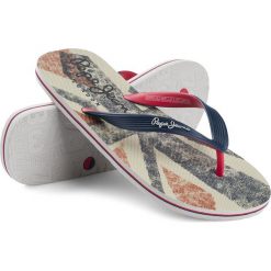 Japonki Pepe Jeans. Szare klapki męskie Pepe Jeans, bez wzorów, z jeansu. Za 59,00 zł.