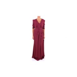 Sukienki długie Red Carpet Elisabetta Franchi AB52687E2. Fioletowe sukienki damskie Red Carpet Elisabetta Franchi, bez wzorów, bez kołnierzyka, bez rękawów, długie. Za 1213,31 zł.