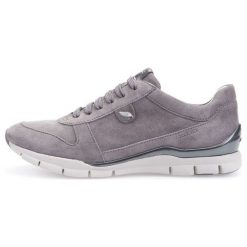 Geox tenisówki damskie Sukie 36 szare. Szare trampki i tenisówki damskie Geox, bez wzorów, bez zapięcia. Za 429,00 zł.