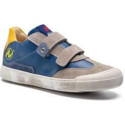 Sneakersy NATURINO - 0012013703.01.1B55 S Grigio/Azzurro/Jeans. Niebieskie trampki chłopięce marki Naturino, bez wzorów, z jeansu, na rzepy. Za 449,00 zł.