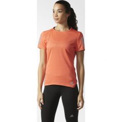 Koszulka adidas Response Tee W Koralowa. Pomarańczowe t-shirty damskie Adidas, bez wzorów, bez kołnierzyka. Za 66,99 zł.