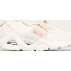 Big Star - Buty. Białe buty sportowe damskie BIG STAR, bez wzorów, z gumy, sportowe. Za 199,90 zł.