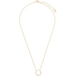 Naszyjnik MICHAEL KORS - Pave Circle Neck MKC1349AN791 Rose Gold Clear. Żółte naszyjniki męskie Michael Kors, metalowe. Za 589,00 zł.