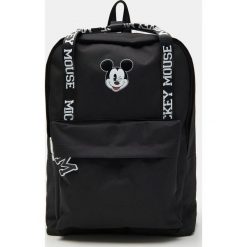 Plecak Mickey Mouse - Czarny. Czarne plecaki damskie Sinsay, z motywem z bajki. Za 59,99 zł.