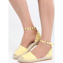 Espadryle damskie: Żółte Espadryle Precedence