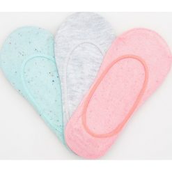 Bielizna dziewczęca: Skarpety balerinki 3 pack - Pomarańczo