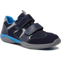 Sneakersy SUPERFIT - 8-09380-80 D Blau/Blau. Niebieskie trampki chłopięce Superfit, bez wzorów, z zamszu, na rzepy. W wyprzedaży za 219,00 zł.