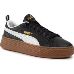 Sneakersy PUMA - Smash Platform Vt 366926 03 Puma Black/Puma White. Czarne półbuty damskie Puma, na co dzień, bez wzorów, ze skóry ekologicznej, bez obcasa, na płaskiej podeszwie, bez zapięcia. W wyprzedaży za 199,99 zł.