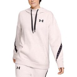 UNDER ARMOUR TAPED FLEECE HOODIE > 1352744-662. Bluzy damskie Under Armour, l, bez wzorów, z bawełny, bez rękawów, bez kaptura. Za 259,99 zł.