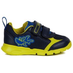 Geox Tenisówki Chłopięce Runner 21 Niebiesko-Zielone. Niebieskie buty chłopięce sportowe marki Geox. Za 229,00 zł.