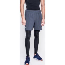 Under Armour - Szorty. Szare spodenki sportowe męskie Under Armour, z poliesteru, sportowe. W wyprzedaży za 159,90 zł.