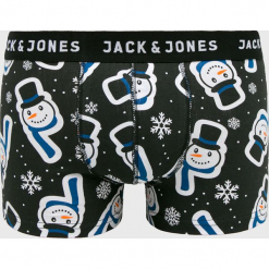 Jack & Jones - Bokserki. Czarne bokserki męskie Jack & Jones, z bawełny. Za 59,90 zł.