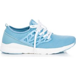 Ax Boxing niebieskie Wsuwane Obuwie Materiałowe. Niebieskie buty sportowe damskie AX BOXING, bez wzorów, z tkaniny, sportowe. Za 109,00 zł.