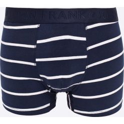 John Frank - Bokserki (3-pack). Niebieskie bokserki męskie John Frank, bez wzorów, z elastanu. W wyprzedaży za 79,90 zł.