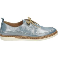 Mokasyny damskie: Mokasyny – 102E FLO BLUE