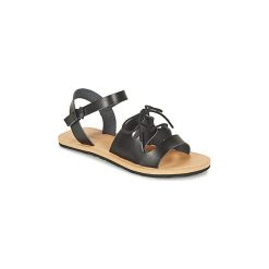 Sandały Volcom LACEY SNDL. Czarne sandały damskie Volcom, bez wzorów, bez obcasa, bez zapięcia. W wyprzedaży za 188,30 zł.