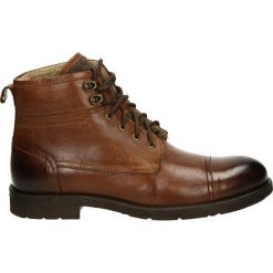 Botki męskie - 59999 BROWN. Brązowe bez kategorii Venezia, ze skóry. Za 299,00 zł.