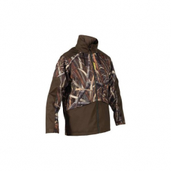 Kurtka myśliwska SUPERDUCK 100 KAMOREEDS. Brązowe kurtki męskie bomber SOLOGNAC, xl, z materiału. Za 249,99 zł.