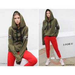 Large Blouse Bluza luźna khaki. Brązowe bluzy sportowe damskie marki Pakamera, s. Za 189,00 zł.
