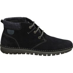 Botki męskie - 330035011 BLU. Niebieskie botki męskie Venezia, z gumy. Za 169,00 zł.