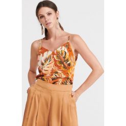 Wzorzysty top - Wielobarwny. Topy damskie Reserved, bez wzorów, bez kołnierzyka. Za 69,99 zł.